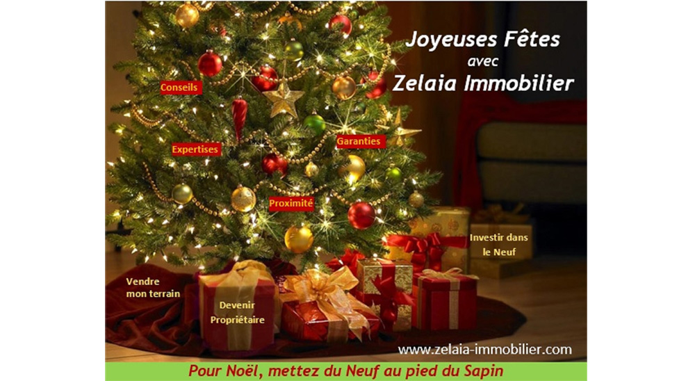 Joyeuses Fêtes avec Zelaia Immobilier