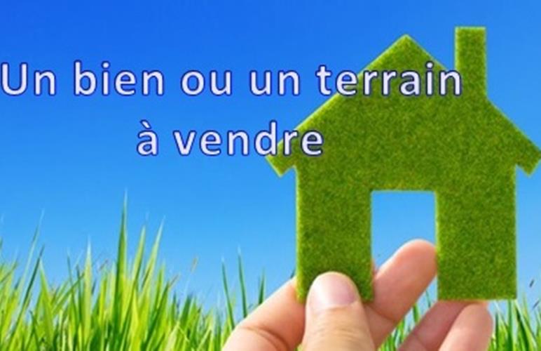 Un bien ou un Terrain à Vendre