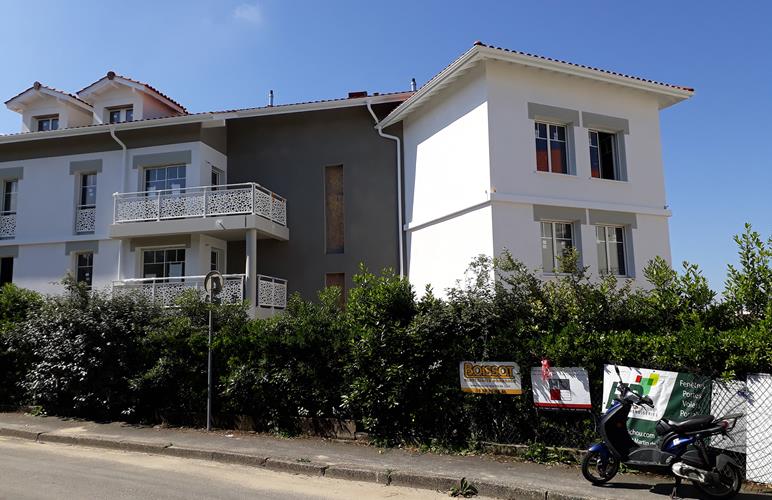 Au quartier St-Charles à Biarritz, les travaux se poursuivent