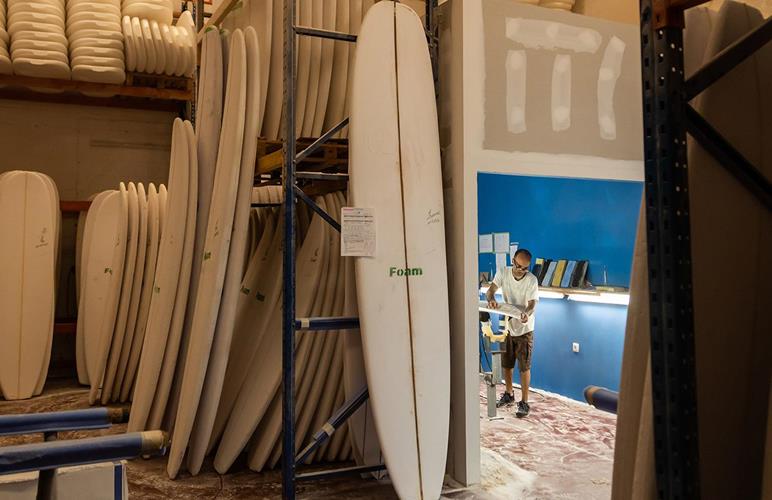 Industrie de la Glisse : des locaux neufs adaptés aux artisans du surf à Bénesse